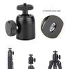 Tripod Ball Head, Ball Head K26 3.5x3.5x5.8cm Black Aluminum Alloy 360 Rotatable Monopod Panoramic Ball Head Mini Tripod with 1/4 Inch Mount for Mirrorless Camera, SLR Camera view 3