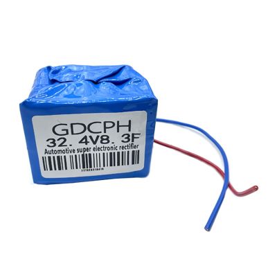 COKYIS 32.4V8.3F Supercapacitor Automobile Rectifier Module 2.7V100F*6 Super Capacitor Aluminum Electronic Ultracapacitor