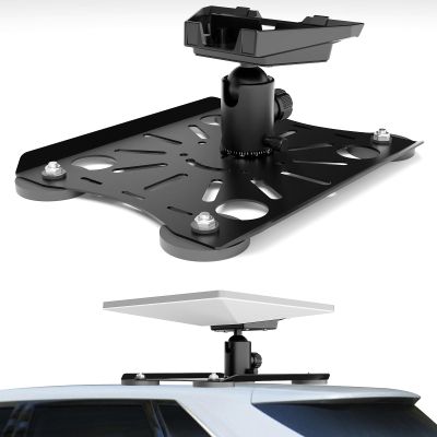 Starlink Mini Car Roof Mount, Lymorexan Starlink Mini Magnetic Quick Release Mount with Adjustable Pan-Tilt, Magnet Mounting Kit/Accessories Suitable for RV, Van, Boat, Yacht, Truck