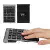 HEEPDD Numeric Keypad Mini Keyboard with Receiver for 7/8/10, USB Plug and Play, 22 Keys Keypad for Office Home Use, Ergonomic Design, Scissor Foot Key Structure Design (Iron view 4