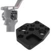 Quick Release Plate, Aluminum Alloy Portable Quick Release Plate with 1/4 Inch Hole 3/8 Inch Hole Cold Shoe for DJI Ronin S SC RS2 RS3 RSC2 Stabilizer view 2