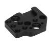 Quick Release Plate, Aluminum Alloy Portable Quick Release Plate with 1/4 Inch Hole 3/8 Inch Hole Cold Shoe for DJI Ronin S SC RS2 RS3 RSC2 Stabilizer view 3