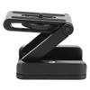 Black Z Tilt Folding Quick Release Plate Stand Mount for Tripod Camera, 3kg Load Bearing, CNC Machined Aluminum, for Professional PhotographersYouTubers view 3