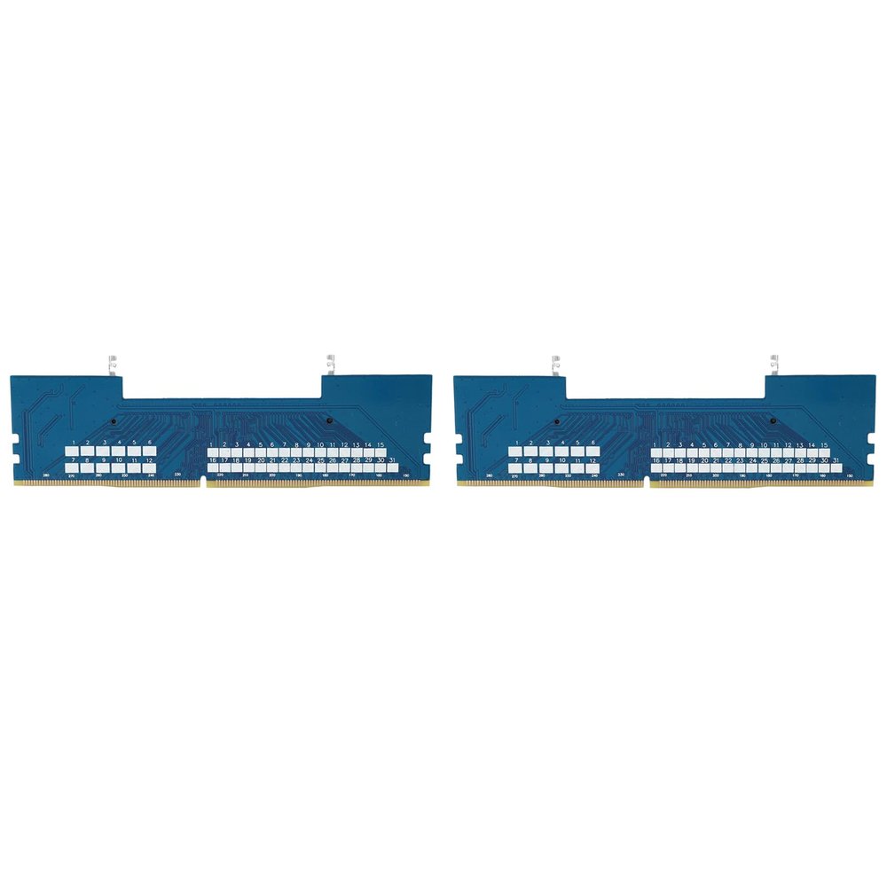 2PCS Professional Laptop DDR4 SODIMM to Desktop DIMM Memory RAM Connector Cards Converter Adapter