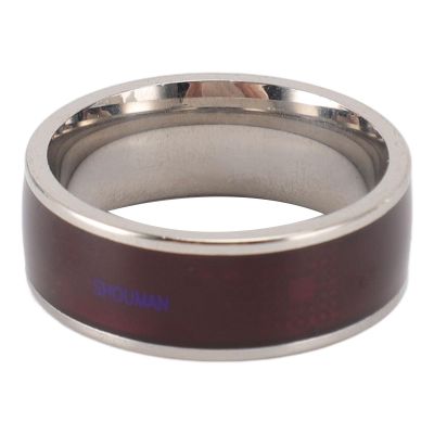 VINGVO Smart Rings for Men, Smart NFC Ring NFC Ring Lightweight Intelligent Multifunctional Wearable Smart Ring for Ntag213 Chip Universal for Mobile Phone (VINGVOv5hacg2gpb-16)