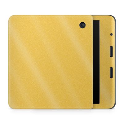 Glossy Glitter E-Reader Skin Compatible with Kobo Libra Colour (2024) - Solid Marigold - Premium 3M Vinyl Protective Wrap Decal Cover - Easy to Apply | Crafted in The USA by MightySkins
