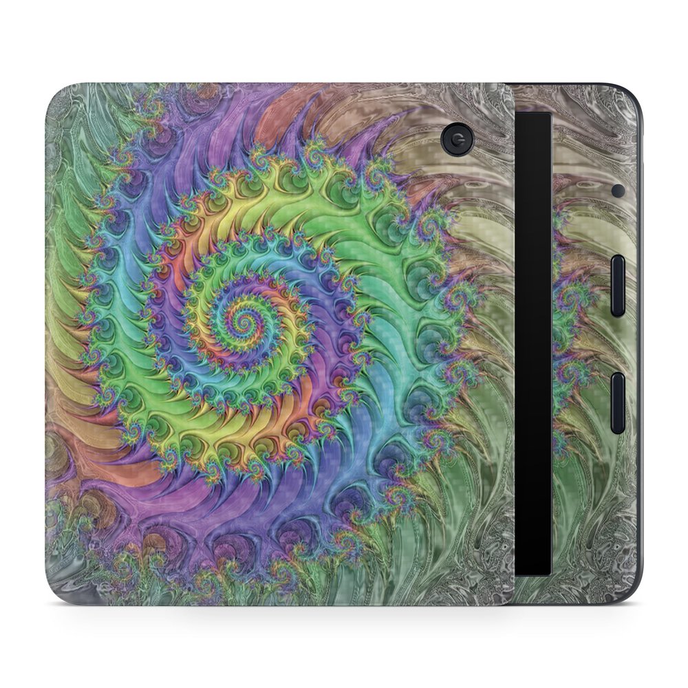 Carbon Fiber E-Reader Skin Compatible with Kobo Libra Colour (2024) - Tripping - Premium 3M Vinyl Protective Wrap Decal Cover - Easy to Apply | Crafted in The USA by MightySkins