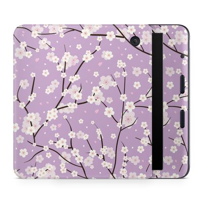 E-Reader Skin Compatible with Kobo Libra Colour (2024) - Sakura Purple - Premium 3M Vinyl Protective Wrap Decal Cover - Easy to Apply | Crafted in The USA by MightySkins