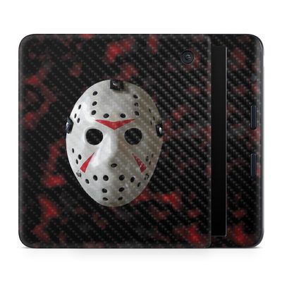 Carbon Fiber E-Reader Skin Compatible with Kobo Libra Colour (2024) - 13th Nightmare - Premium 3M Vinyl Protective Wrap Decal Cover - Easy to Apply | Crafted in The USA by MightySkins