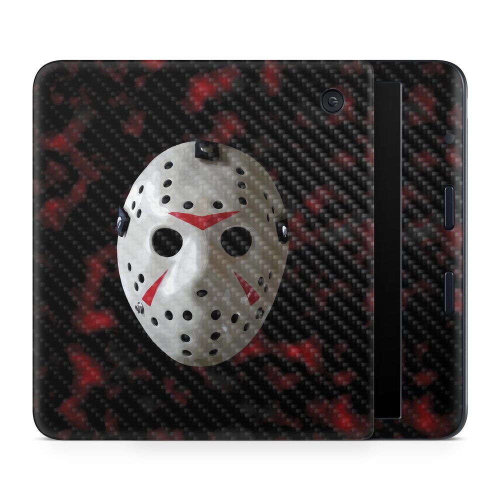 Carbon Fiber E-Reader Skin Compatible with Kobo Libra Colour (2024) - 13th Nightmare - Premium 3M Vinyl Protective Wrap Decal Cover - Easy to Apply | Crafted in The USA by MightySkins