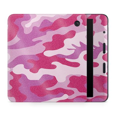 Glossy Glitter E-Reader Skin Compatible with Kobo Libra Colour (2024) - Pink Camo - Premium 3M Vinyl Protective Wrap Decal Cover - Easy to Apply | Crafted in The USA by MightySkins