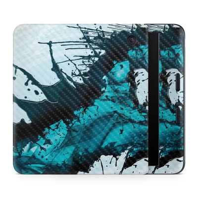 Carbon Fiber E-Reader Skin Compatible with Kobo Libra Colour (2024) - Wild Splash - Premium 3M Vinyl Protective Wrap Decal Cover - Easy to Apply | Crafted in The USA by MightySkins