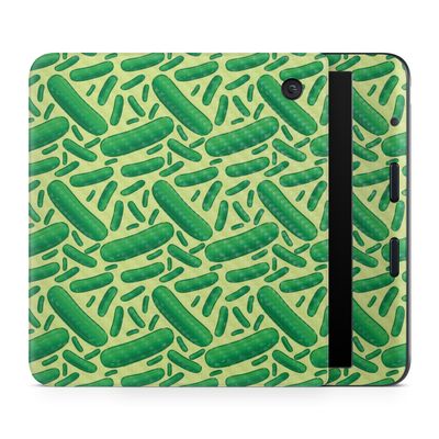 Carbon Fiber E-Reader Skin Compatible with Kobo Libra Colour (2024) - Pickles - Premium 3M Vinyl Protective Wrap Decal Cover - Easy to Apply | Crafted in The USA by MightySkins