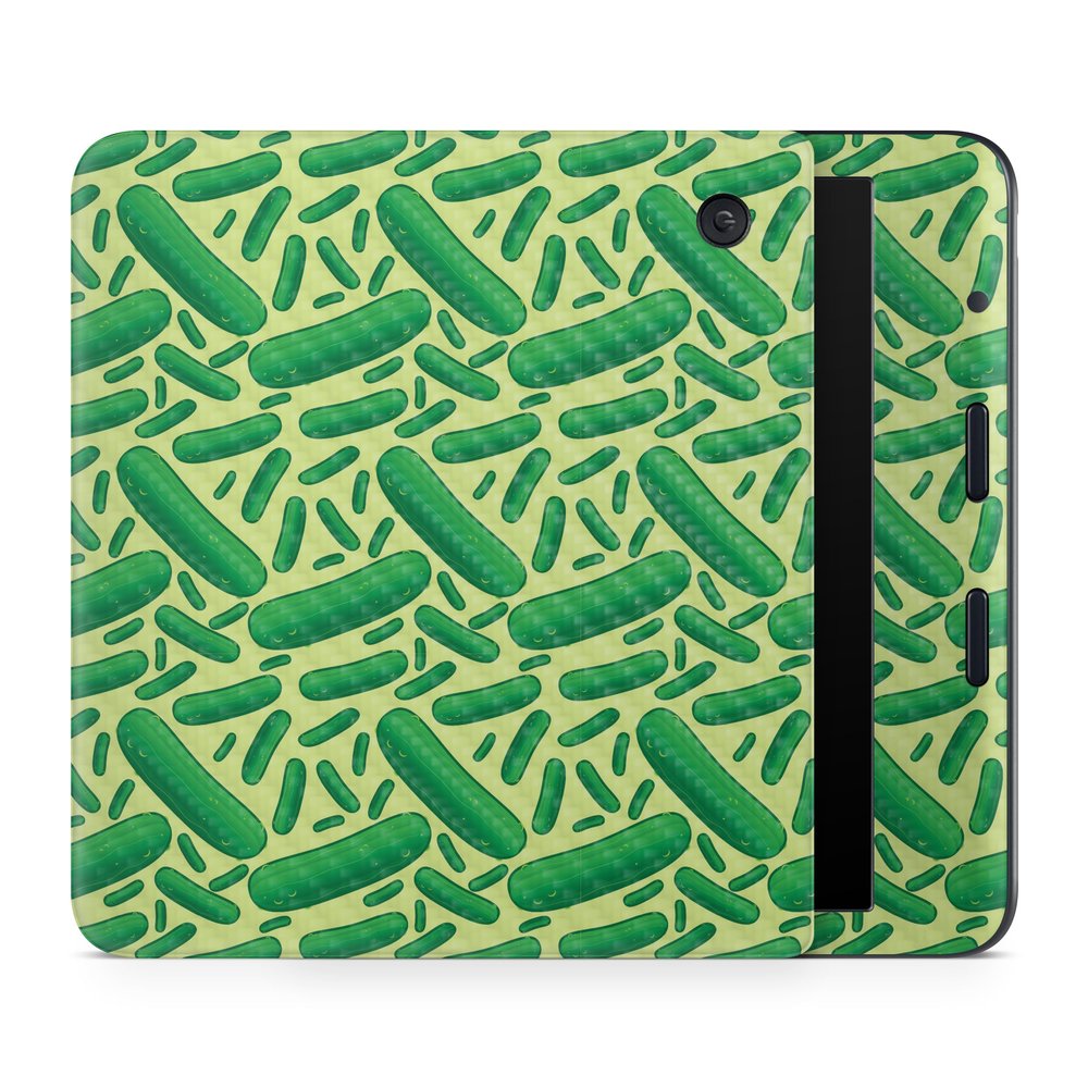 Carbon Fiber E-Reader Skin Compatible with Kobo Libra Colour (2024) - Pickles - Premium 3M Vinyl Protective Wrap Decal Cover - Easy to Apply | Crafted in The USA by MightySkins