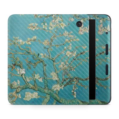 Carbon Fiber E-Reader Skin Compatible with Kobo Libra Colour (2024) - Almond Blossom - Premium 3M Vinyl Protective Wrap Decal Cover - Easy to Apply | Crafted in The USA by MightySkins