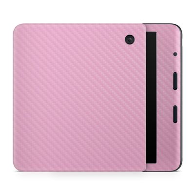 Carbon Fiber E-Reader Skin Compatible with Kobo Libra Colour (2024) - Solid Pink - Premium 3M Vinyl Protective Wrap Decal Cover - Easy to Apply | Crafted in The USA by MightySkins