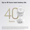 Beats Studio Pro - Premium Wireless Over-Ear Headphones- Up to 40-Hour Battery Life, Active Noise Cancelling, USB-C Lossless Audio, Apple & Android Compatible - Matte White view 2