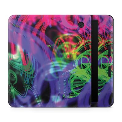E-Reader Skin Compatible with Kobo Libra Colour (2024) - Neon Splatter - Premium 3M Vinyl Protective Wrap Decal Cover - Easy to Apply | Crafted in The USA by MightySkins