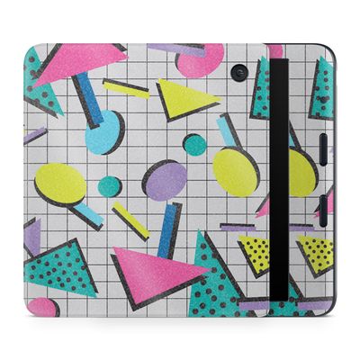 Glossy Glitter E-Reader Skin Compatible with Kobo Libra Colour (2024) - Awesome 80s - Premium 3M Vinyl Protective Wrap Decal Cover - Easy to Apply | Crafted in The USA by MightySkins