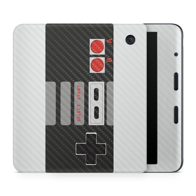 Carbon Fiber E-Reader Skin Compatible with Kobo Libra Colour (2024) - Retro Gamer 3 - Premium 3M Vinyl Protective Wrap Decal Cover - Easy to Apply | Crafted in The USA by MightySkins