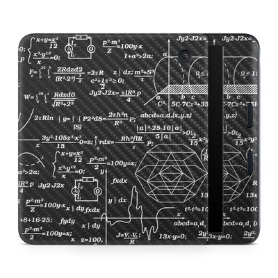 Carbon Fiber E-Reader Skin Compatible with Kobo Libra Colour (2024) - Mathematical - Premium 3M Vinyl Protective Wrap Decal Cover - Easy to Apply | Crafted in The USA by MightySkins