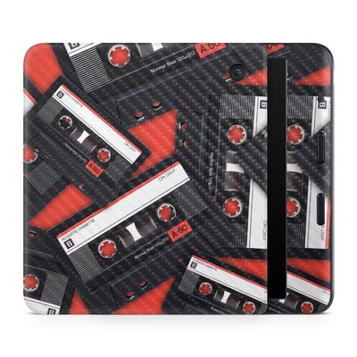 Carbon Fiber E-Reader Skin Compatible with Kobo Libra Colour (2024) - Mixtape - Premium 3M Vinyl Protective Wrap Decal Cover - Easy to Apply | Crafted in The USA by MightySkins