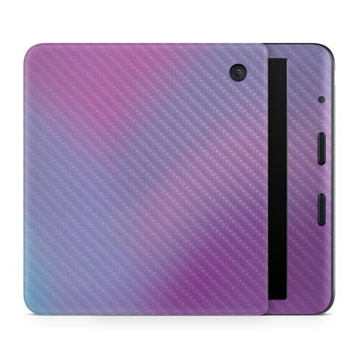 Carbon Fiber E-Reader Skin Compatible with Kobo Libra Colour (2024) - Purple Fog - Premium 3M Vinyl Protective Wrap Decal Cover - Easy to Apply | Crafted in The USA by MightySkins