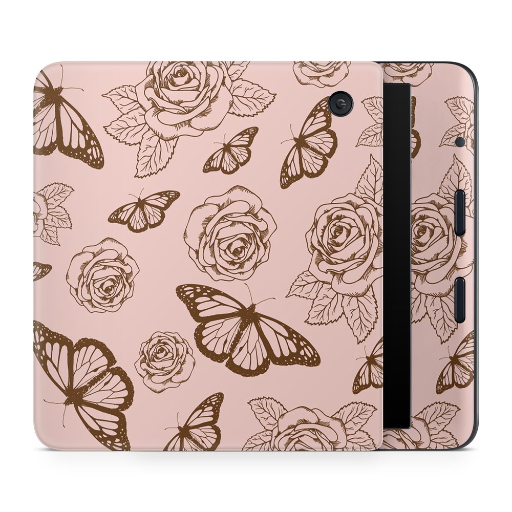 E-Reader Skin Compatible with Kobo Libra Colour (2024) - Butterfly Garden - Premium 3M Vinyl Protective Wrap Decal Cover - Easy to Apply | Crafted in The USA by MightySkins