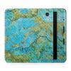 Carbon Fiber E-Reader Skin Compatible with Kobo Libra Colour (2024) - Teal Marble - Premium 3M Vinyl Protective Wrap Decal Cover - Easy to Apply | Crafted in The USA by MightySkins view 1