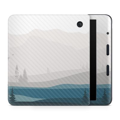 Carbon Fiber E-Reader Skin Compatible with Kobo Libra Colour (2024) - Tundra - Premium 3M Vinyl Protective Wrap Decal Cover - Easy to Apply | Crafted in The USA by MightySkins
