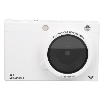 4K Digital Camera, 2.83 Inch 28X Zoom MP3 Autofocus Point and Shoot Camera, Retro Compact Small Camera with 1/4 Inch Thread for Video Photography