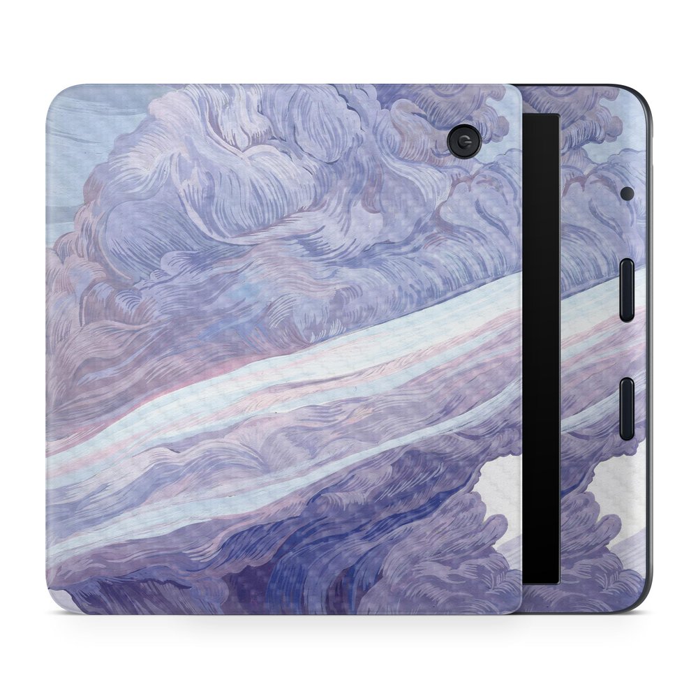 Carbon Fiber E-Reader Skin Compatible with Kobo Libra Colour (2024) - Whirlwind - Premium 3M Vinyl Protective Wrap Decal Cover - Easy to Apply | Crafted in The USA by MightySkins