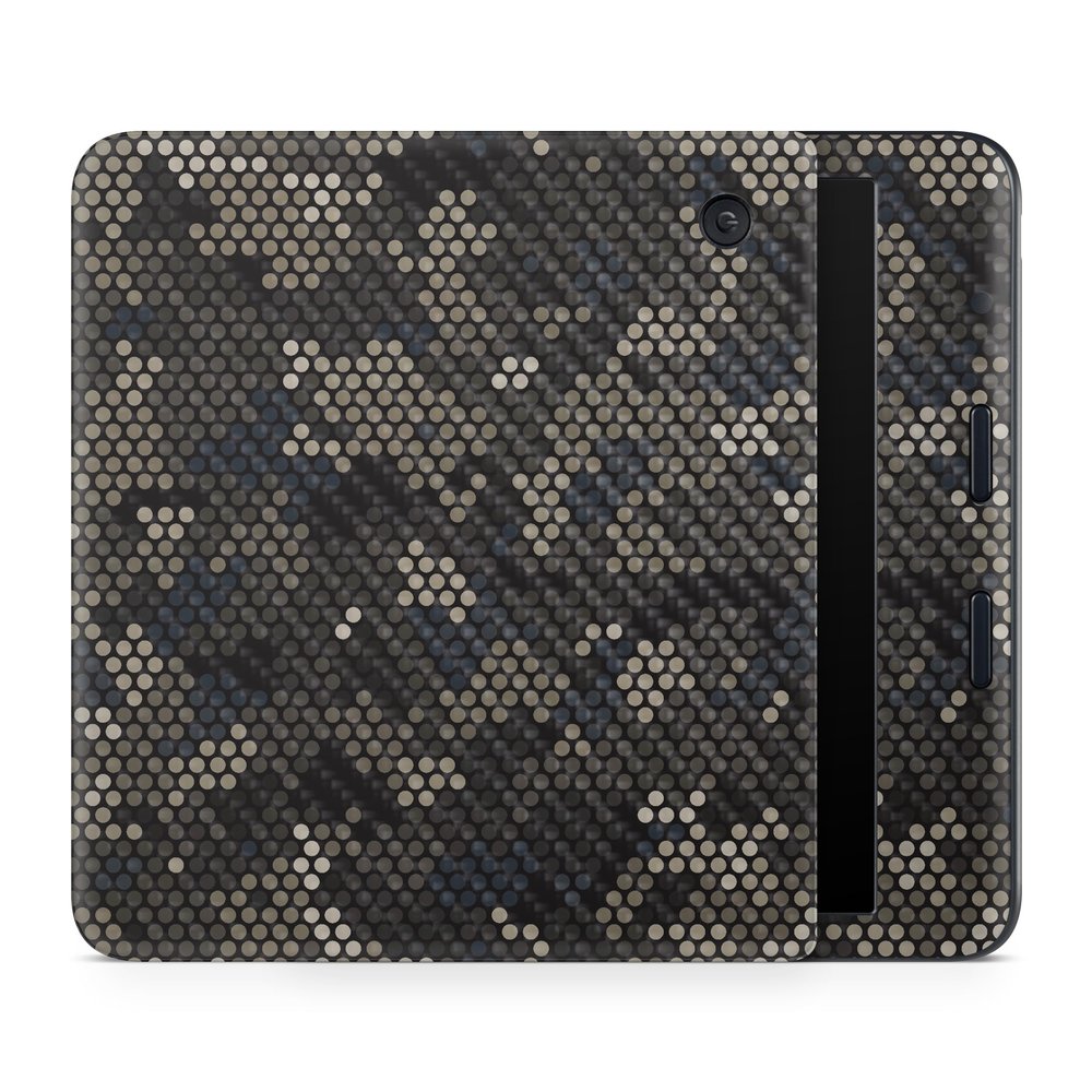 Carbon Fiber E-Reader Skin Compatible with Kobo Libra Colour (2024) - Camo Dots - Premium 3M Vinyl Protective Wrap Decal Cover - Easy to Apply | Crafted in The USA by MightySkins
