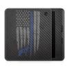 Carbon Fiber E-Reader Skin Compatible with Kobo Libra Colour (2024) - Thin Blue Line K9 - Premium 3M Vinyl Protective Wrap Decal Cover - Easy to Apply | Crafted in The USA by MightySkins view 1