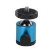 VINGVO Tripod Ball Head, 360 Rotating Aluminum Alloy Universal Tripod Ball Head Camera Mount Tripod Head with 1/4in Screw for Tripod SLR Camera (Blue) view 3
