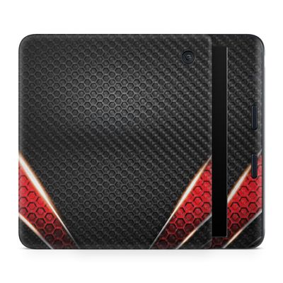 Carbon Fiber E-Reader Skin Compatible with Kobo Libra Colour (2024) - Hex Rays - Premium 3M Vinyl Protective Wrap Decal Cover - Easy to Apply | Crafted in The USA by MightySkins