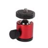 VINGVO Tripod Ball Head, 360 Rotating Aluminum Alloy Universal Tripod Ball Head Camera Mount Tripod Head with 1/4in Screw for Tripod SLR Camera (Red) view 1