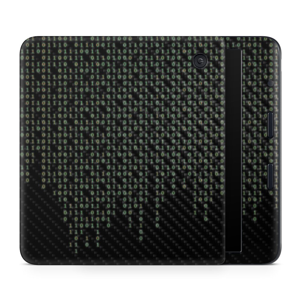 Carbon Fiber E-Reader Skin Compatible with Kobo Libra Colour (2024) - Red Pill - Premium 3M Vinyl Protective Wrap Decal Cover - Easy to Apply | Crafted in The USA by MightySkins