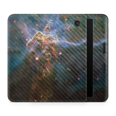 Carbon Fiber E-Reader Skin Compatible with Kobo Libra Colour (2024) - Eagle Nebula - Premium 3M Vinyl Protective Wrap Decal Cover - Easy to Apply | Crafted in The USA by MightySkins