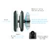 YIMINGYINUO Double Socket Arm Compatible with RAM Mounts B Size 1" Ball Components for Bike/Motorcycle/ATV Phone Mount, Emeralds (Short Arm) view 3