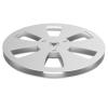 1/4 7 Inch Empty Tape Reel 6 Hole Aluminum Alloy Universal Open Reel Sound Tape Empty Reel for Nab Reel to Reel Tape (Silver) view 3