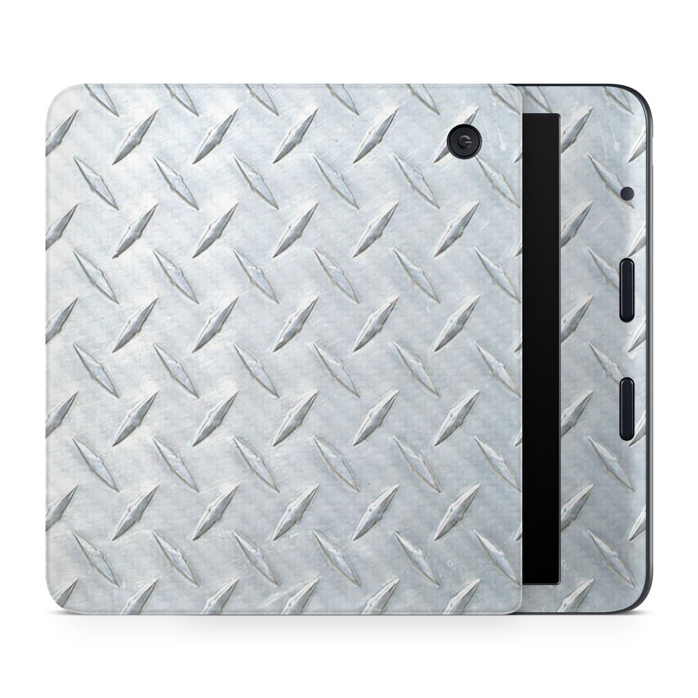 Carbon Fiber E-Reader Skin Compatible with Kobo Libra Colour (2024) - Diamond Plate - Premium 3M Vinyl Protective Wrap Decal Cover - Easy to Apply | Crafted in The USA by MightySkins