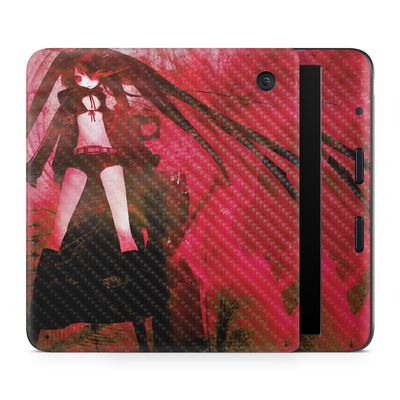 Carbon Fiber E-Reader Skin Compatible with Kobo Libra Colour (2024) - Anime - Premium 3M Vinyl Protective Wrap Decal Cover - Easy to Apply | Crafted in The USA by MightySkins