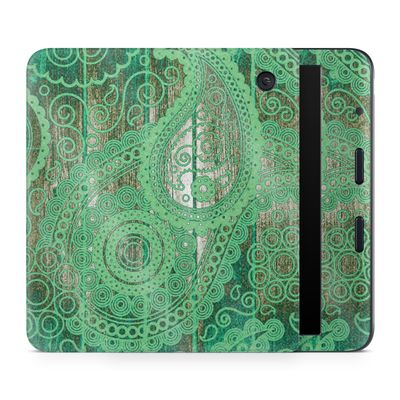 Glossy Glitter E-Reader Skin Compatible with Kobo Libra Colour (2024) - Vintage Paisley - Premium 3M Vinyl Protective Wrap Decal Cover - Easy to Apply | Crafted in The USA by MightySkins