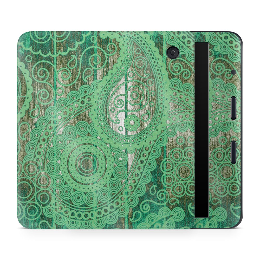 Glossy Glitter E-Reader Skin Compatible with Kobo Libra Colour (2024) - Vintage Paisley - Premium 3M Vinyl Protective Wrap Decal Cover - Easy to Apply | Crafted in The USA by MightySkins