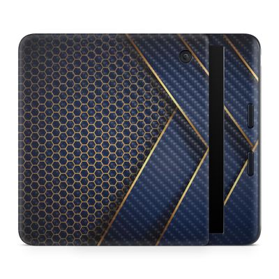 Carbon Fiber E-Reader Skin Compatible with Kobo Libra Colour (2024) - Modern Hex - Premium 3M Vinyl Protective Wrap Decal Cover - Easy to Apply | Crafted in The USA by MightySkins