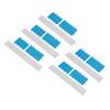 5 Set Plastic Slide Adhesive Strips for Privacy Screen,DoubleSided SelfAdhesive Stickers for Computer Monitors and Laptops view 2