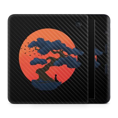 Carbon Fiber E-Reader Skin Compatible with Kobo Libra Colour (2024) - Meditation - Premium 3M Vinyl Protective Wrap Decal Cover - Easy to Apply | Crafted in The USA by MightySkins