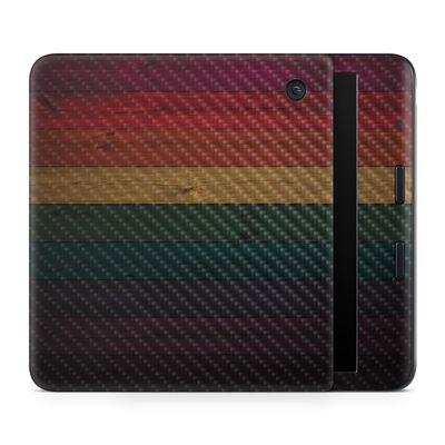 Carbon Fiber E-Reader Skin Compatible with Kobo Libra Colour (2024) - Wood Style - Premium 3M Vinyl Protective Wrap Decal Cover - Easy to Apply | Crafted in The USA by MightySkins