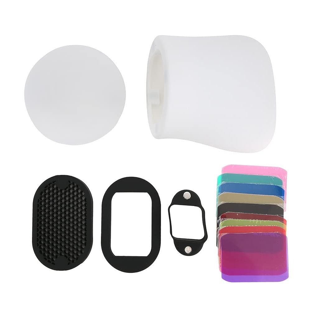 Universal Camera Flashlight Softbox Beehive Grid Set - Lightweight, to Install Accessory for Photographers